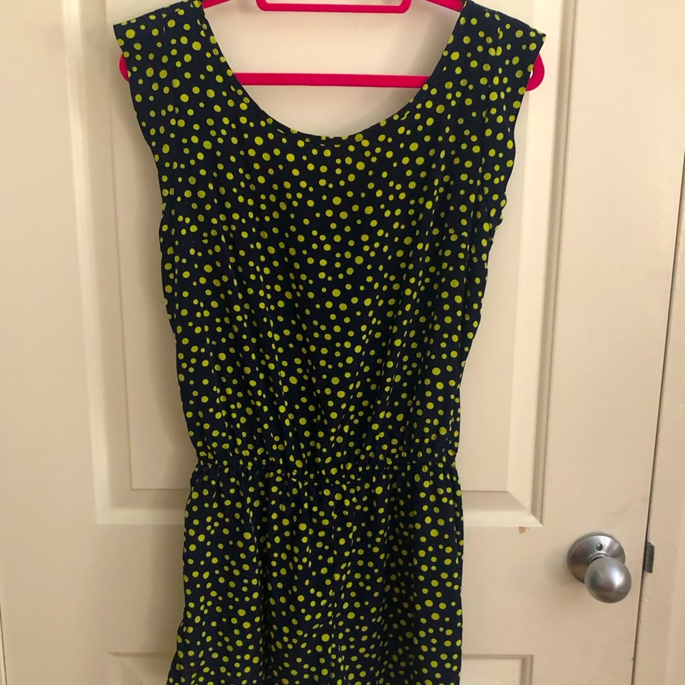 Forever 21 jumpsuit in large! Fun navy neon colors!